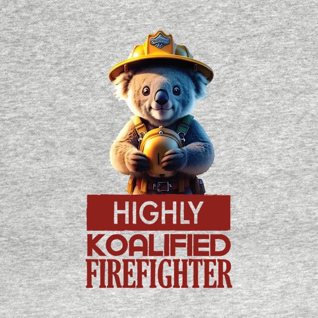 Just a Highly Koalified Firefighter Koala by Dmytro